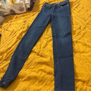 Mike high super skinny jeans ~ Levi Strauss ~ size 25 ~blue jeans